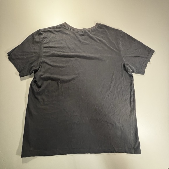 Nike Dri-Fit Nike Swish Logo Black Short Sleeve T-Shirt Size: Medium - Picture 10 of 13